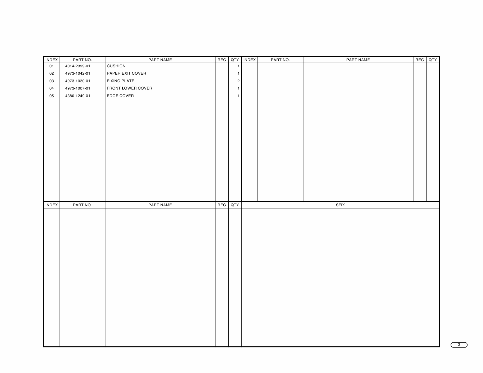 Konica-Minolta Options TMG-Kit-A Parts Manual-3